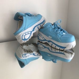 Rare baby blue Buffalo platform sneakers